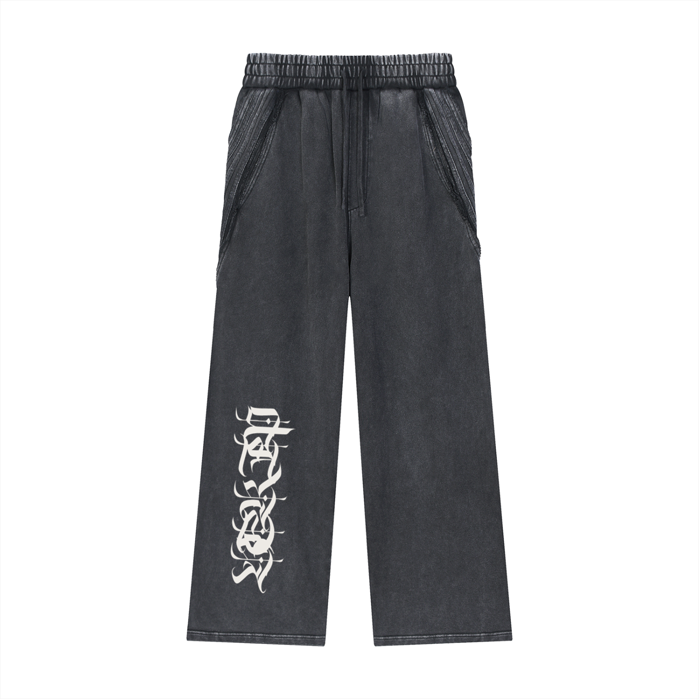 STAR - Snow Washed Tape Raw Edge Sweatpants