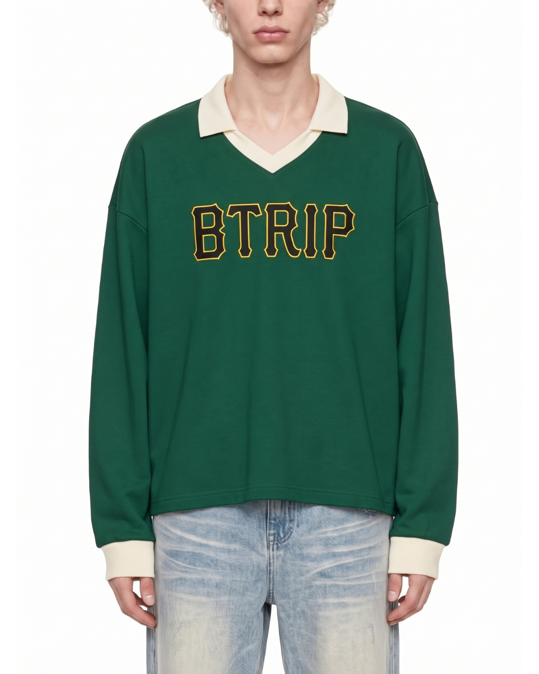 PIRVTES | Color Block Varsity Long Sleeve