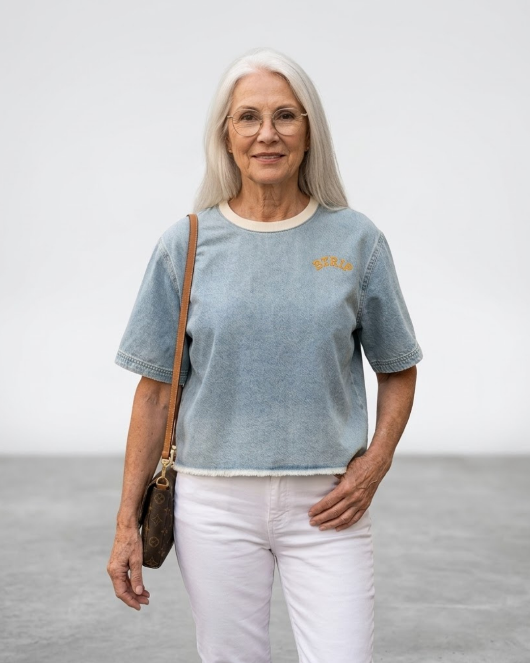 IDVLIV - Unisex Vintage Wash Boxy Denim Shirt
