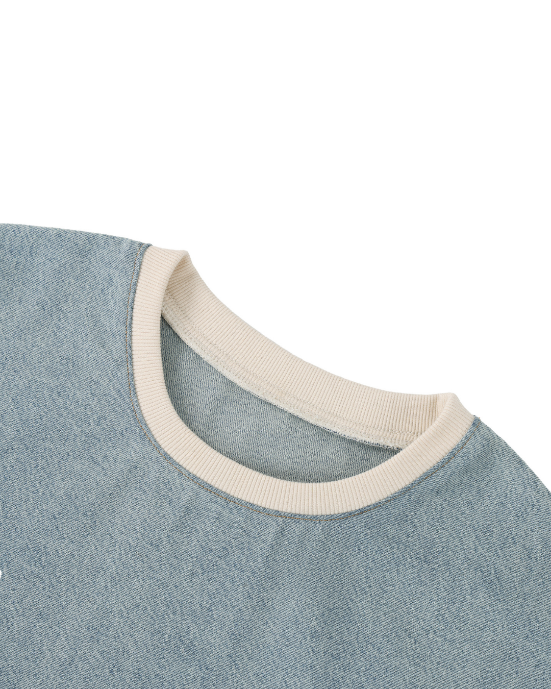 IDVLIV - Unisex Vintage Wash Boxy Denim Shirt