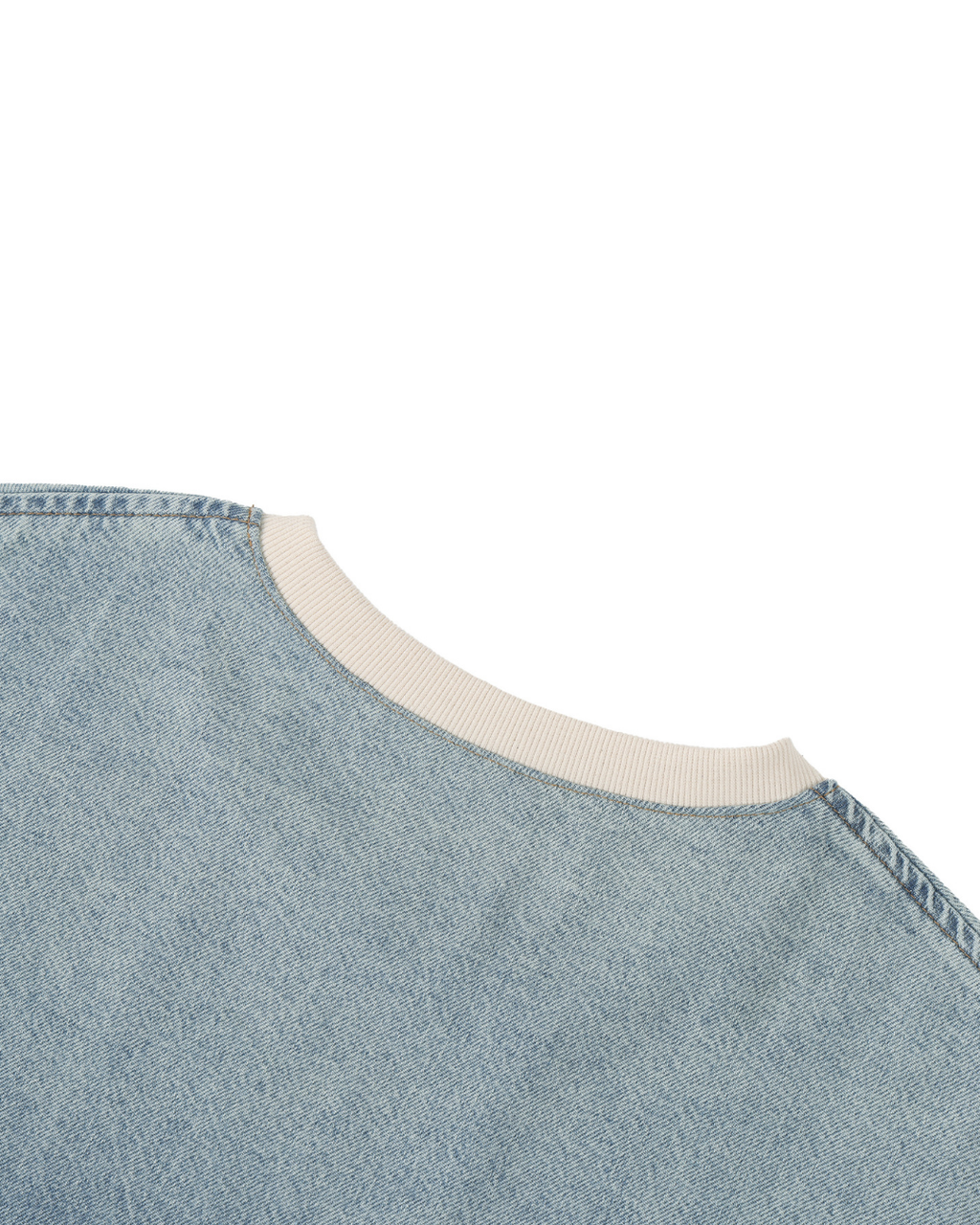 IDVLIV - Unisex Vintage Wash Boxy Denim Shirt