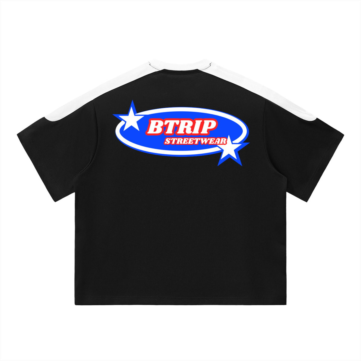 BTRIP STREETWEAR | The Y2K Color Block Oversized Tee