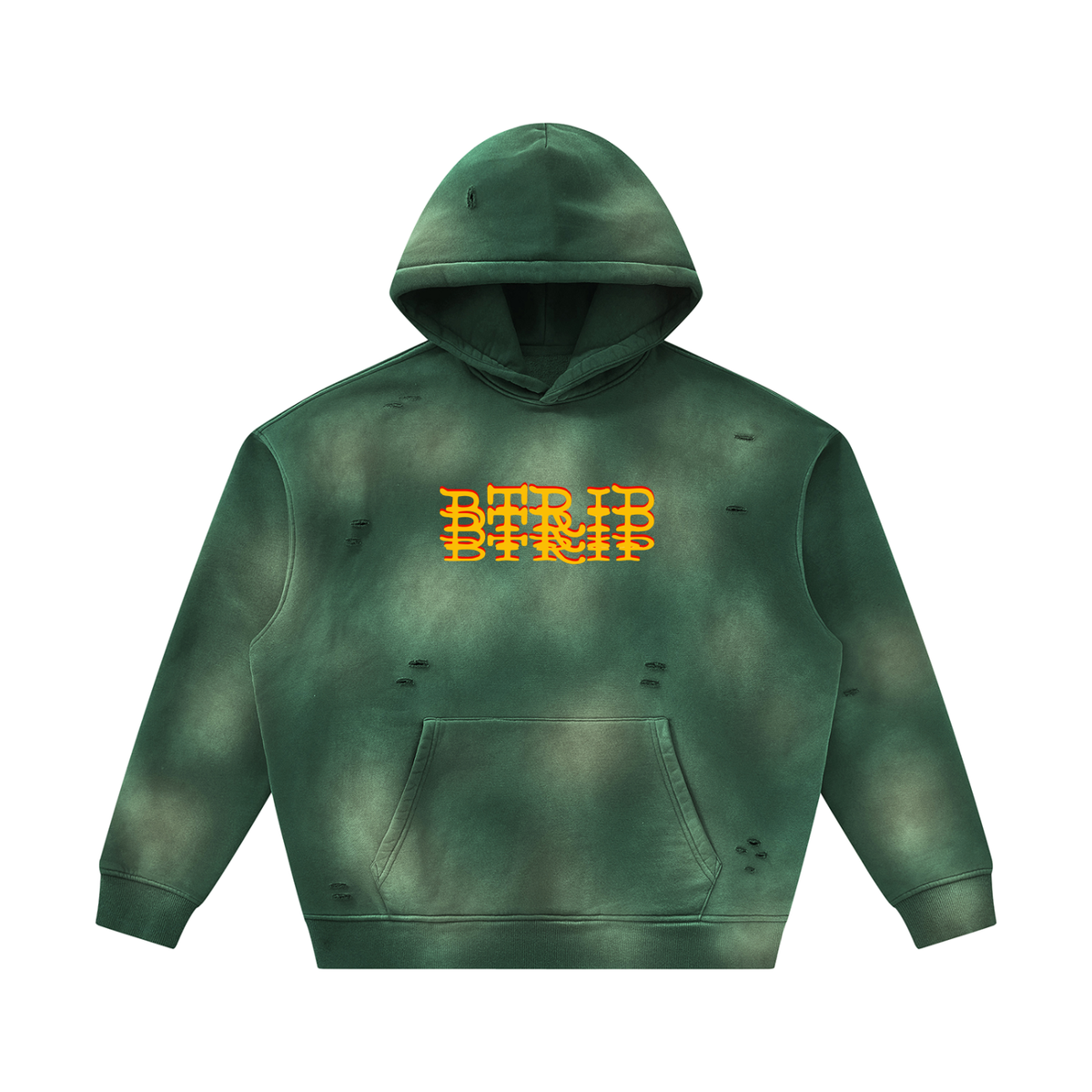 MVN UP | The Sunfade Frayed Fleece Hoodie