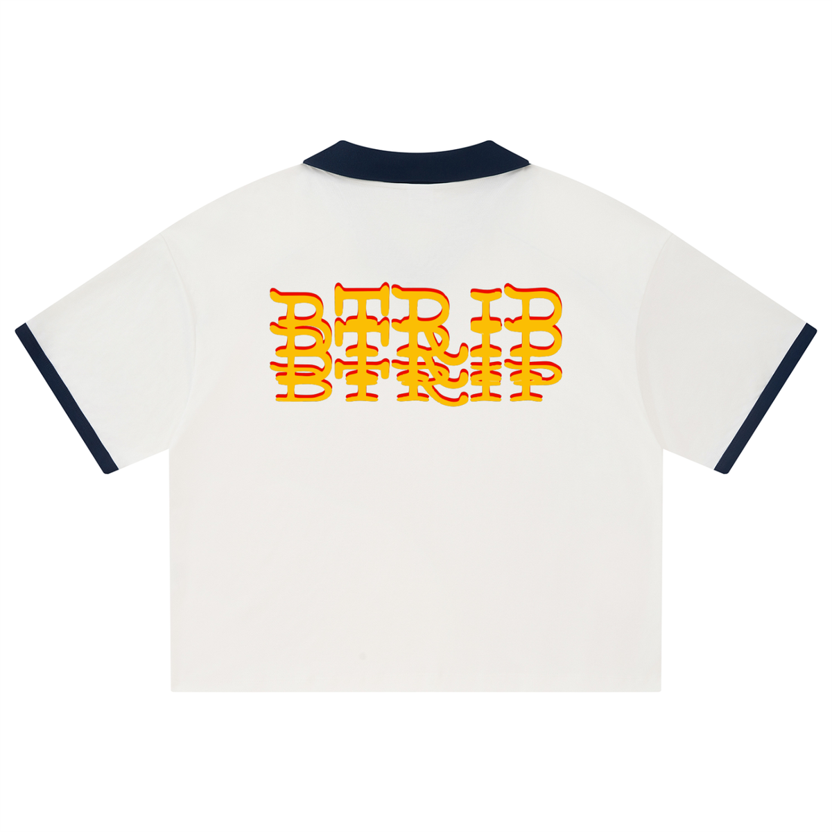 Unisex Collared Piping Boxy Soccer Jersey