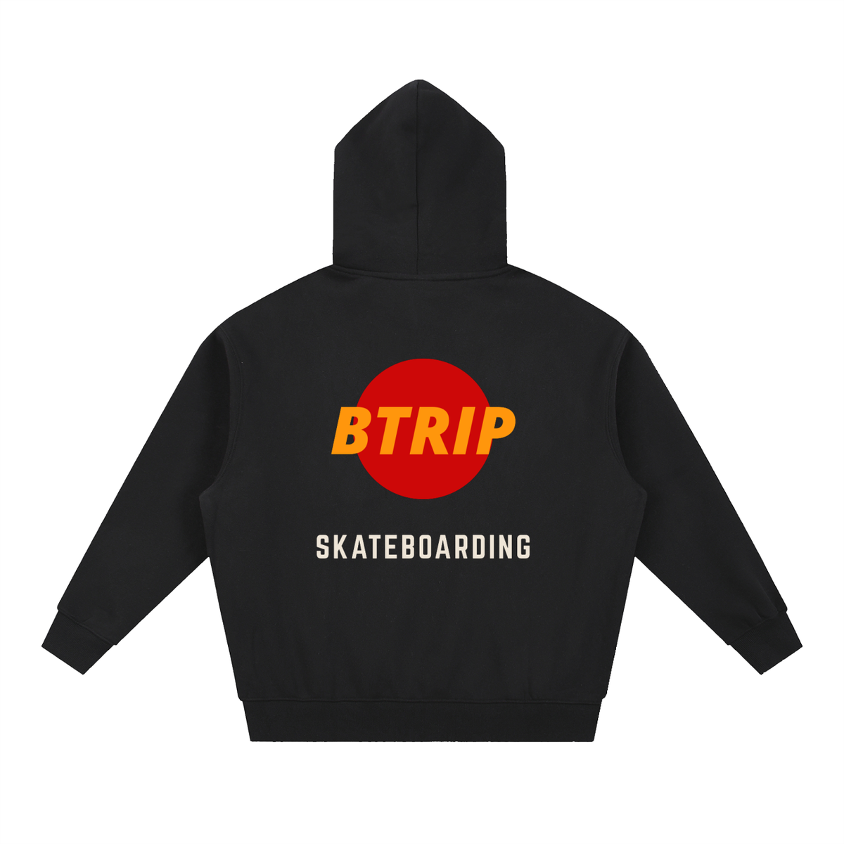 UNBREVKVBLE RED | The Essential Oversized Boxy Fleece Hoodie
