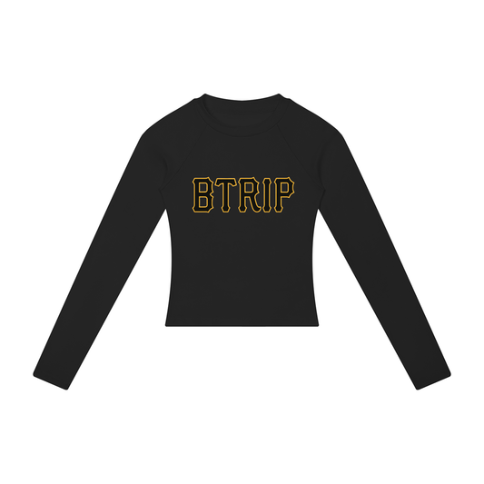 PIRVTES - Women’s Slim Raglan Long Sleeve T-Shirt
