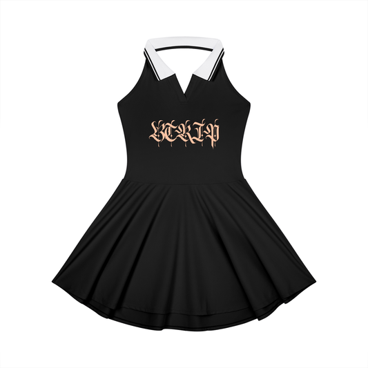 LVDY | The Collared Halter A-Line Tennis Dress