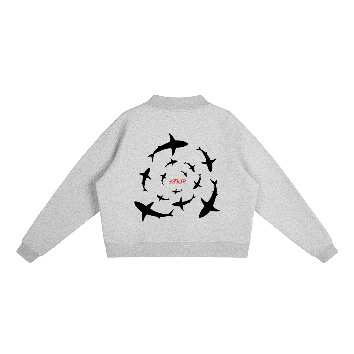 Essential Fleece Mock-Neck Crew Sweatshirt