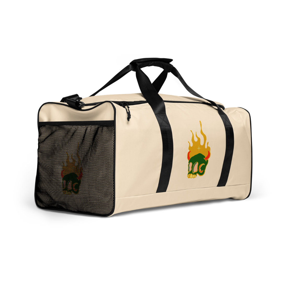 Rip Duffle — Beige | Premium Gym Duffel Bag