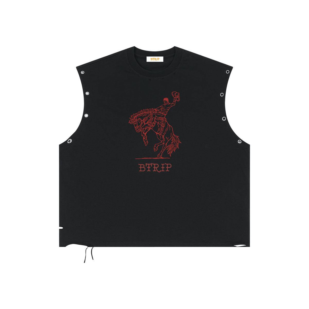 MVN UP | The Distressed Grommet Eyelet Tank Top