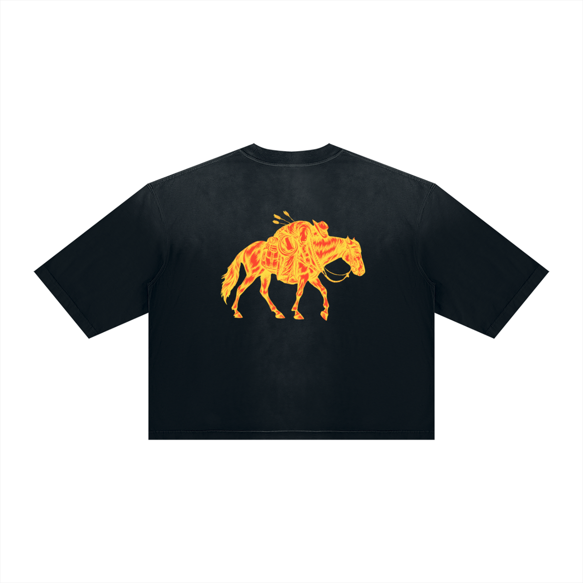 BURNED MVN DOWN | The Sunfade Boxy Tee — Man Down, Burned Edition