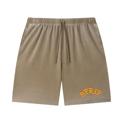 LOCVL - Sunfade Waffle Raw Hem Shorts
