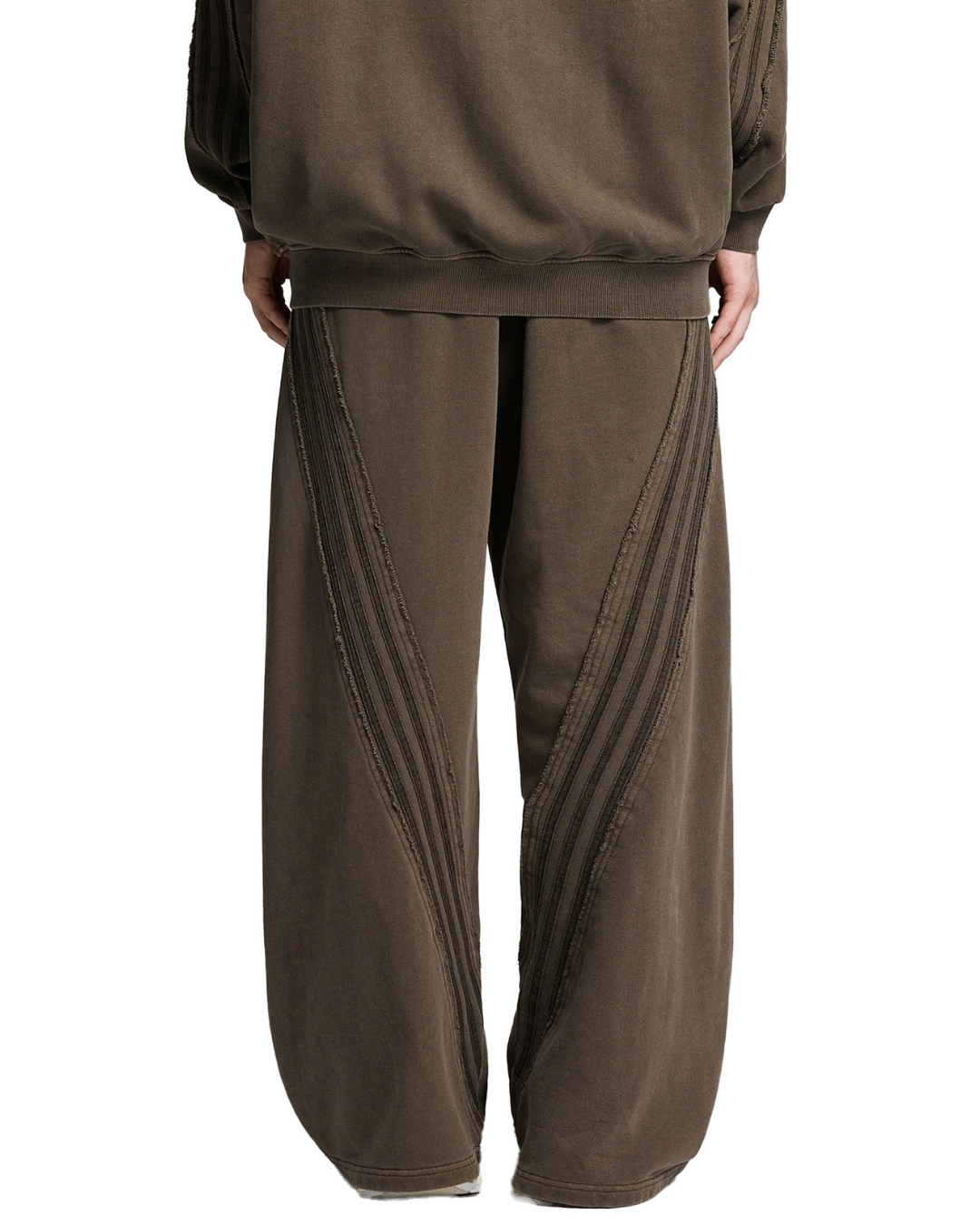 ISSVNTIVL Snow Washed Sweatpants — Raw Edge Tape