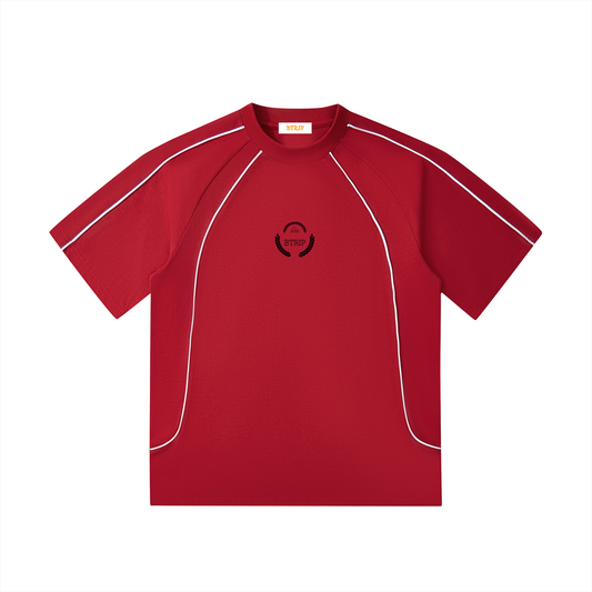 CHAMPIONS & ATHLETES | Contrast Stitch Raglan T-Shirt