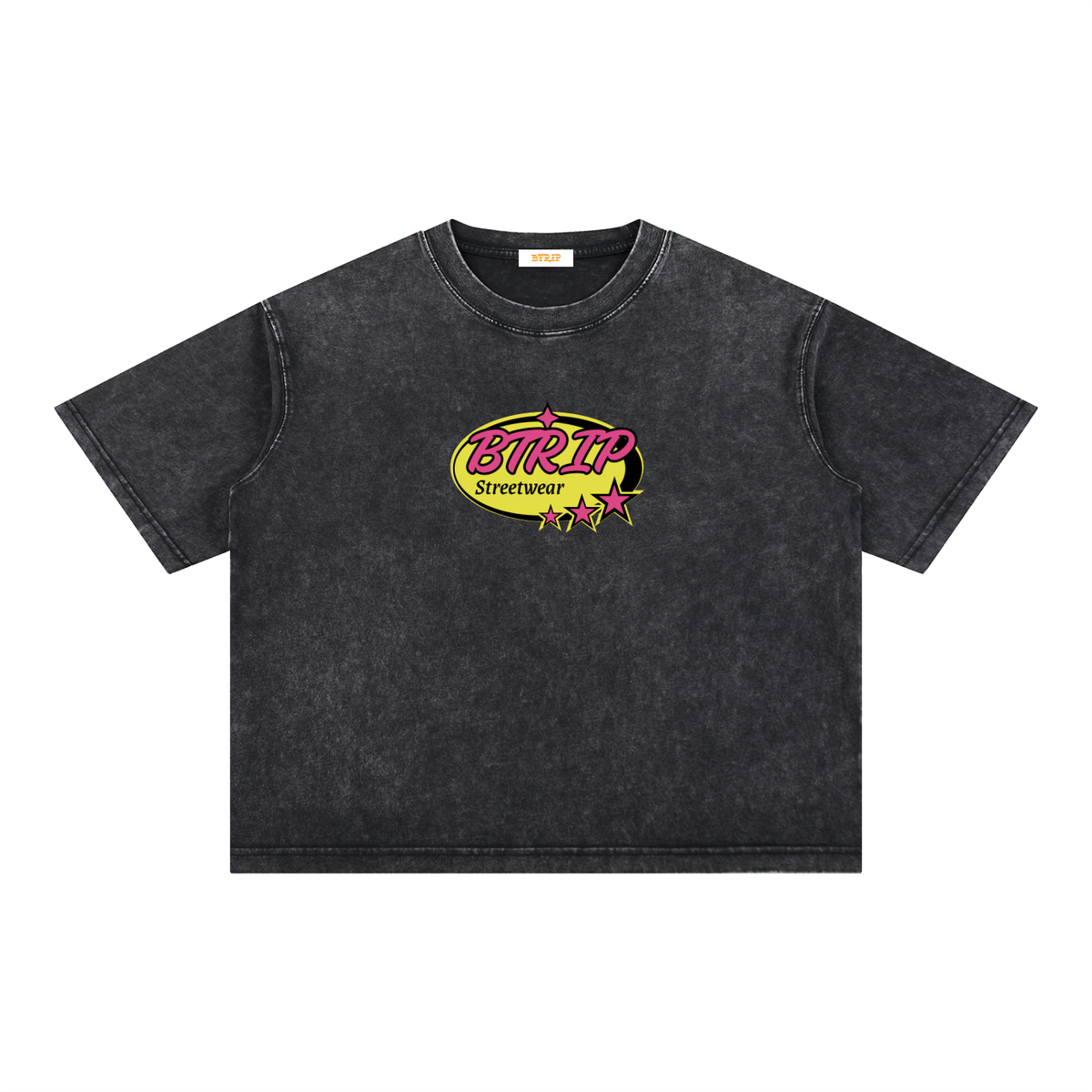 BTRIP STREETWEAR | The Mineral Wash Boxy Cotton T-Shirt
