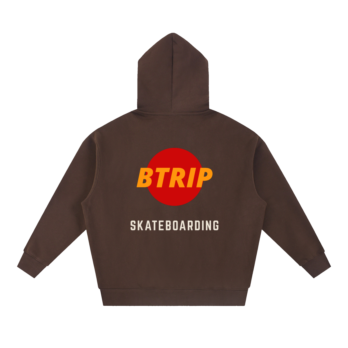 UNBREVKVBLE RED | The Essential Oversized Boxy Fleece Hoodie