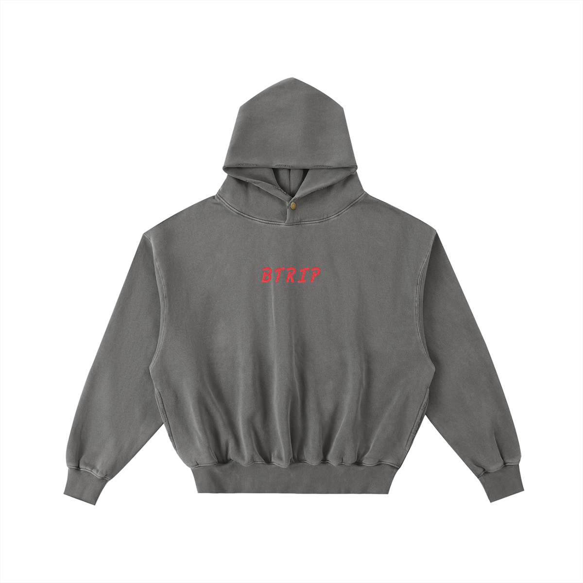 SKY - Frayed Enzyme Washed Fleece Hoodie