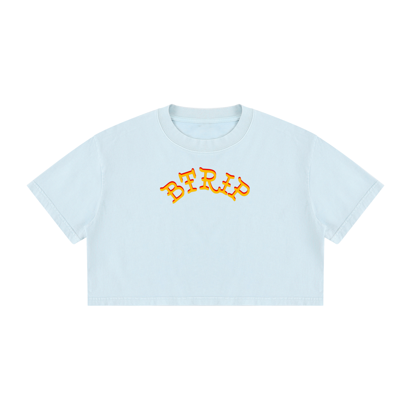 BEACH MELV - Mineral Wash Crop Isla Shirt