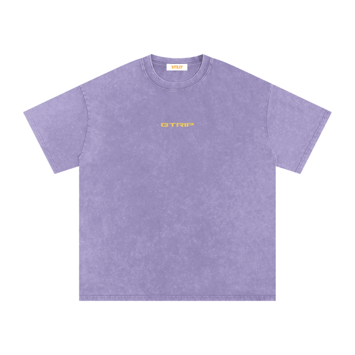 ROCK WITH U - Snow Washed Oversized Cotton T-Shirt