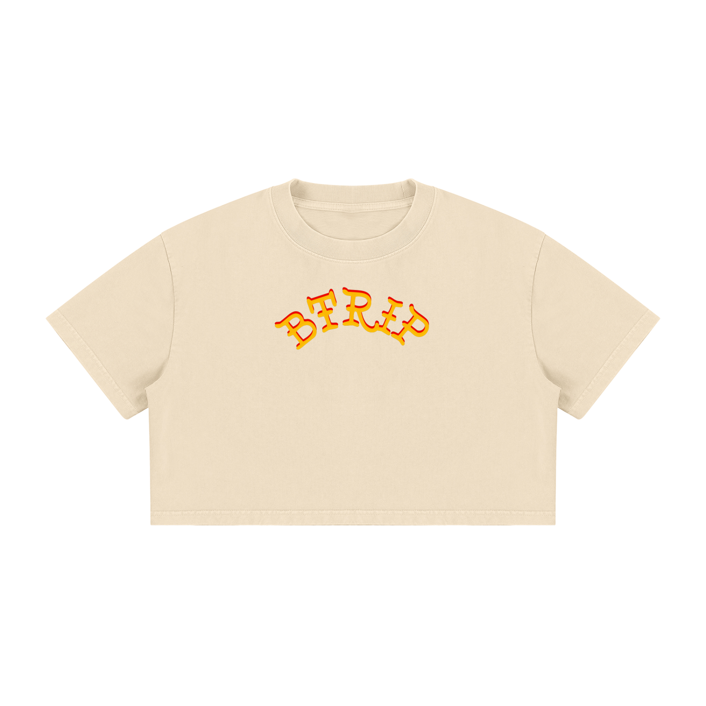 BEACH MELV - Mineral Wash Crop Isla Shirt
