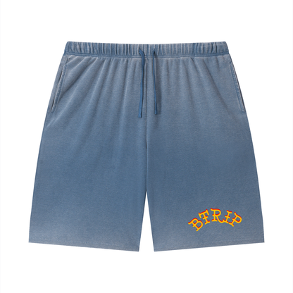 LOCVL - Sunfade Waffle Raw Hem Shorts