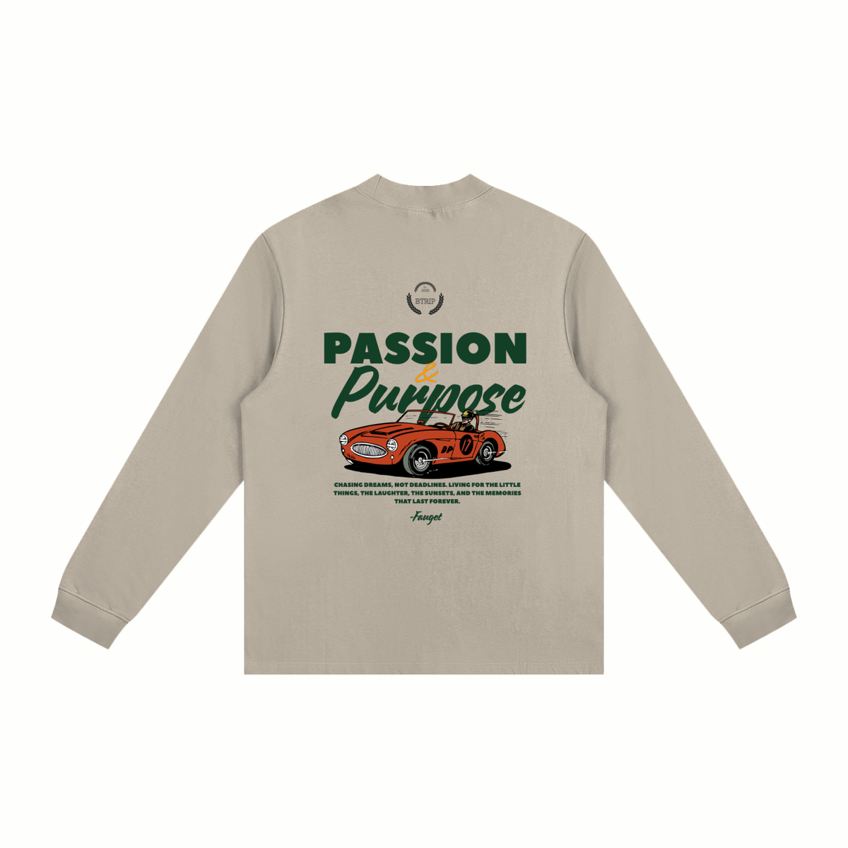 C&A PVSSION & PURPOSE | The Essential Non-Shrink Mock Neck Sweatshirt