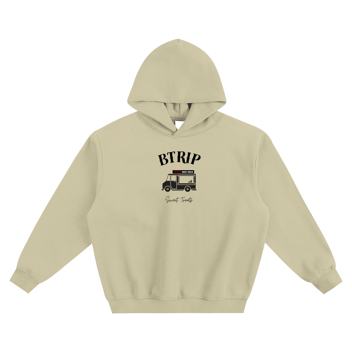 BTRIP TREATS | The Ice Cream Truck Fleeced Boxy Hoodie