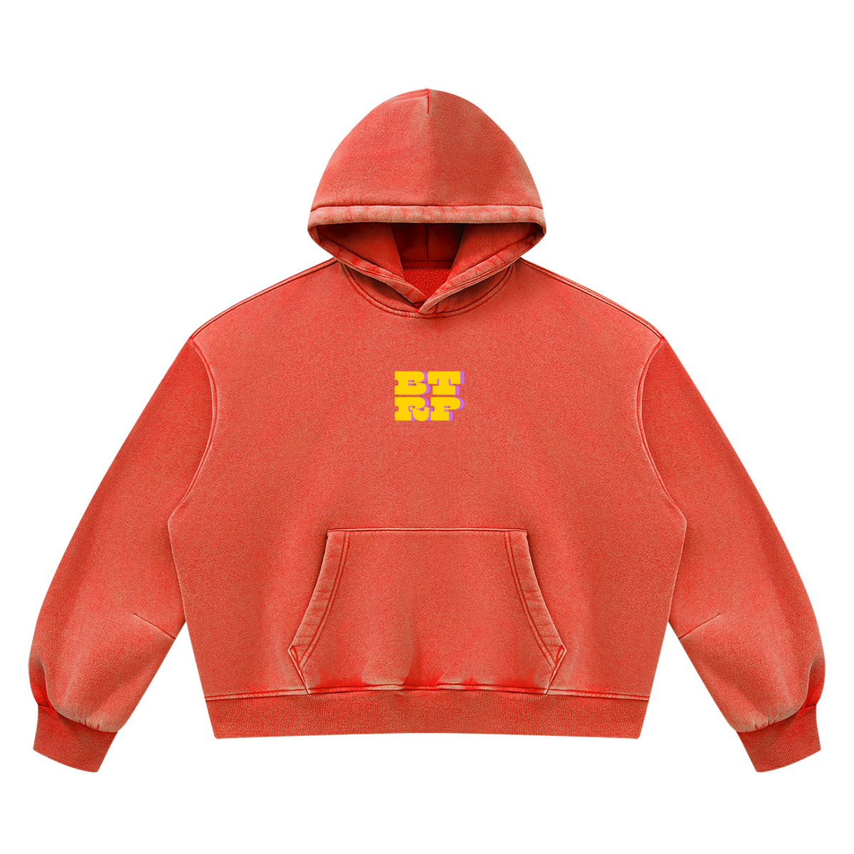 UNBREVKVBLE BTRP - Unisex Vintage Wash Boxy Fleece Hoodie