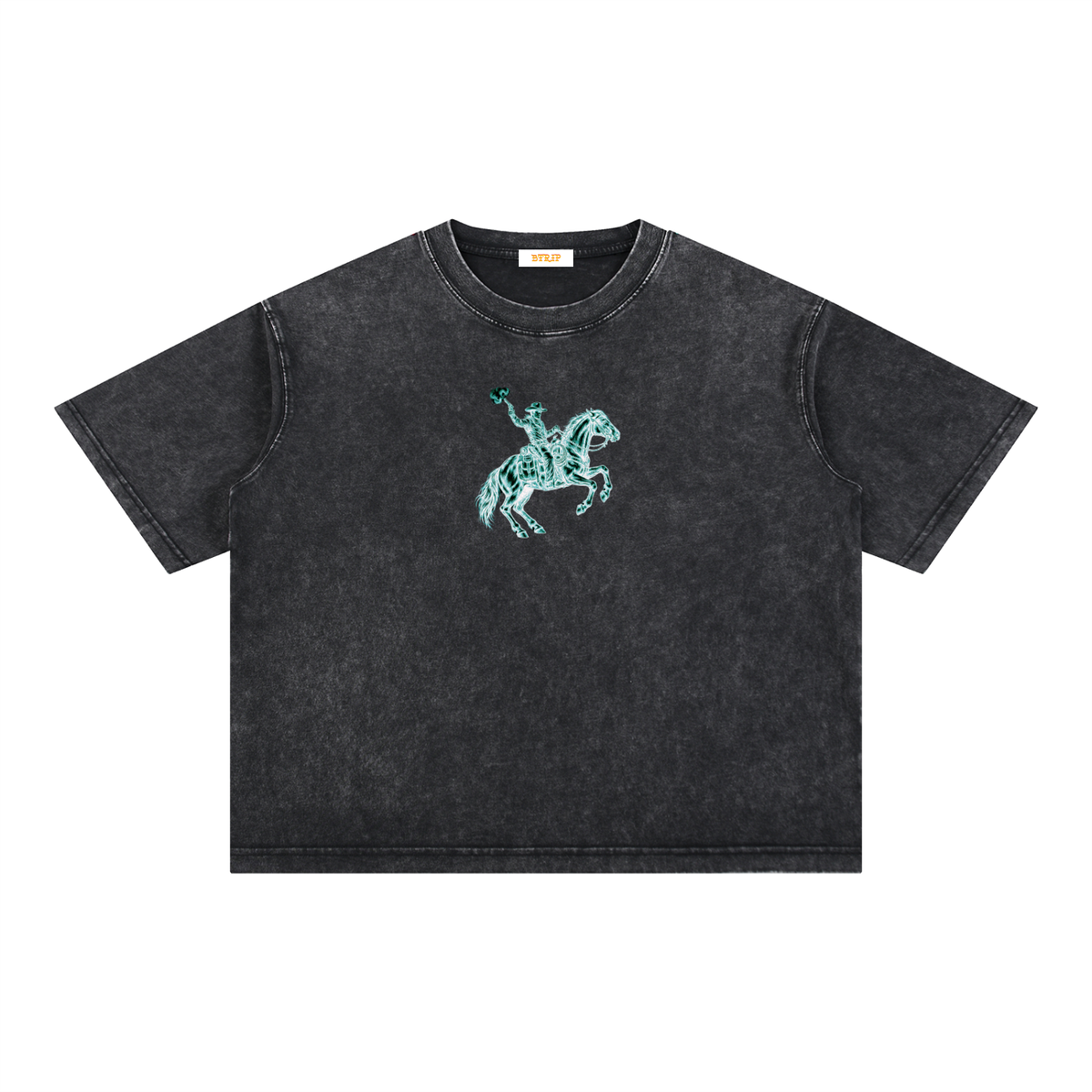X-RVY MVN DOWN | The Mineral Wash Boxy Cotton Tee
