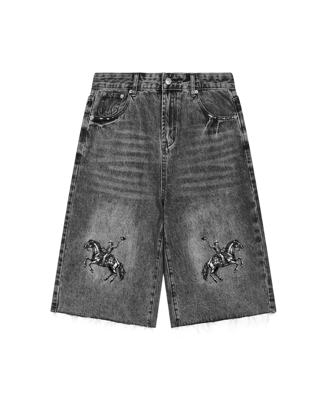MVN DOWN | The Ghost Wash Denim Shorts — Same Outlaw, Different Dust