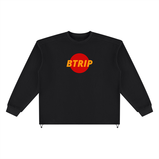 UNBREVKVBLE RED | The Heavyweight Oversized Boxy Sweatshirt