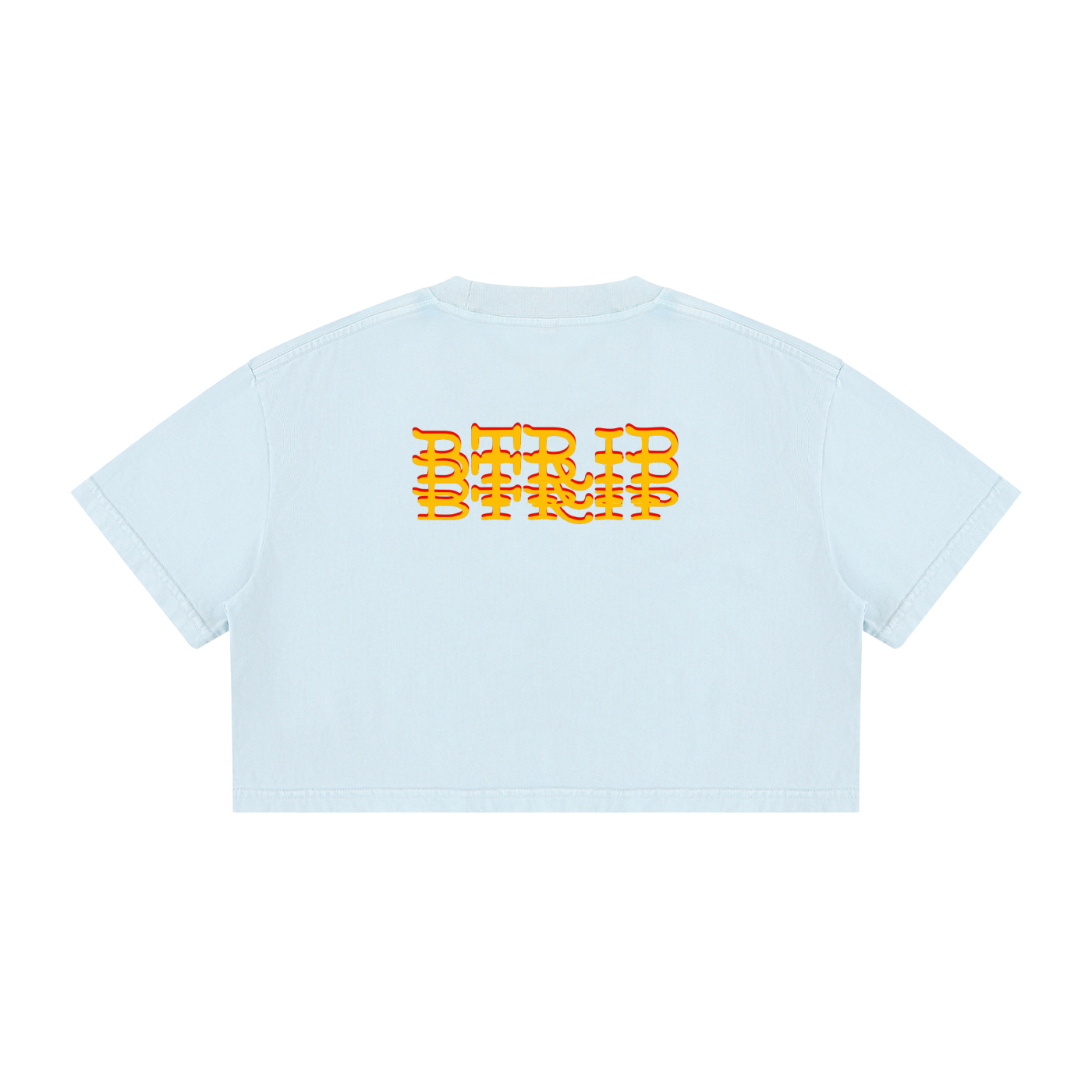 BEACH MELV - Mineral Wash Crop Isla Shirt