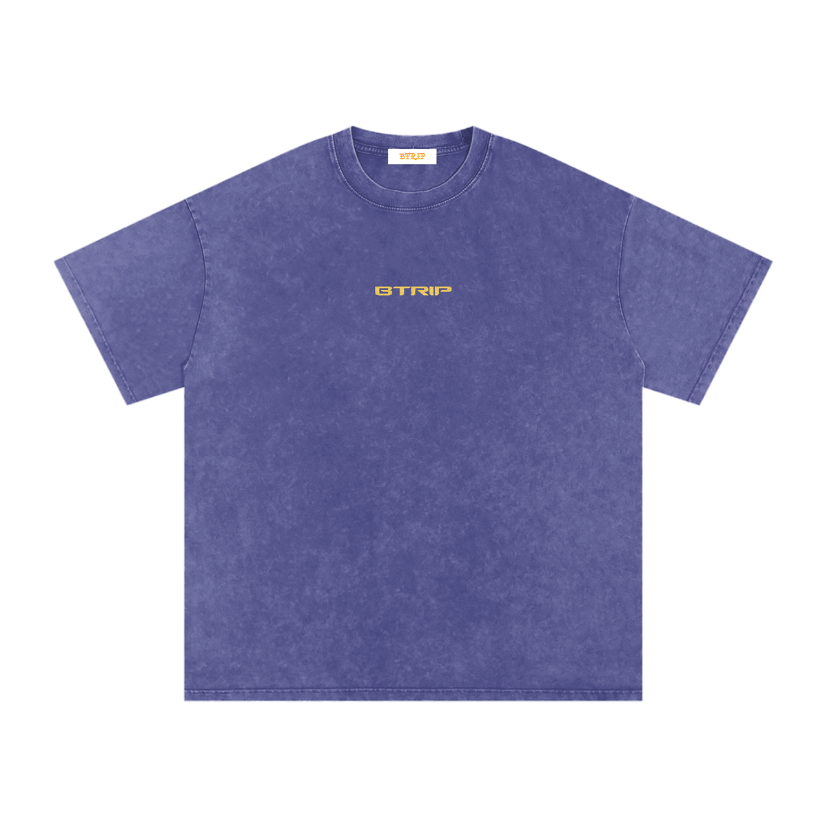 ROCK WITH U - Snow Washed Oversized Cotton T-Shirt
