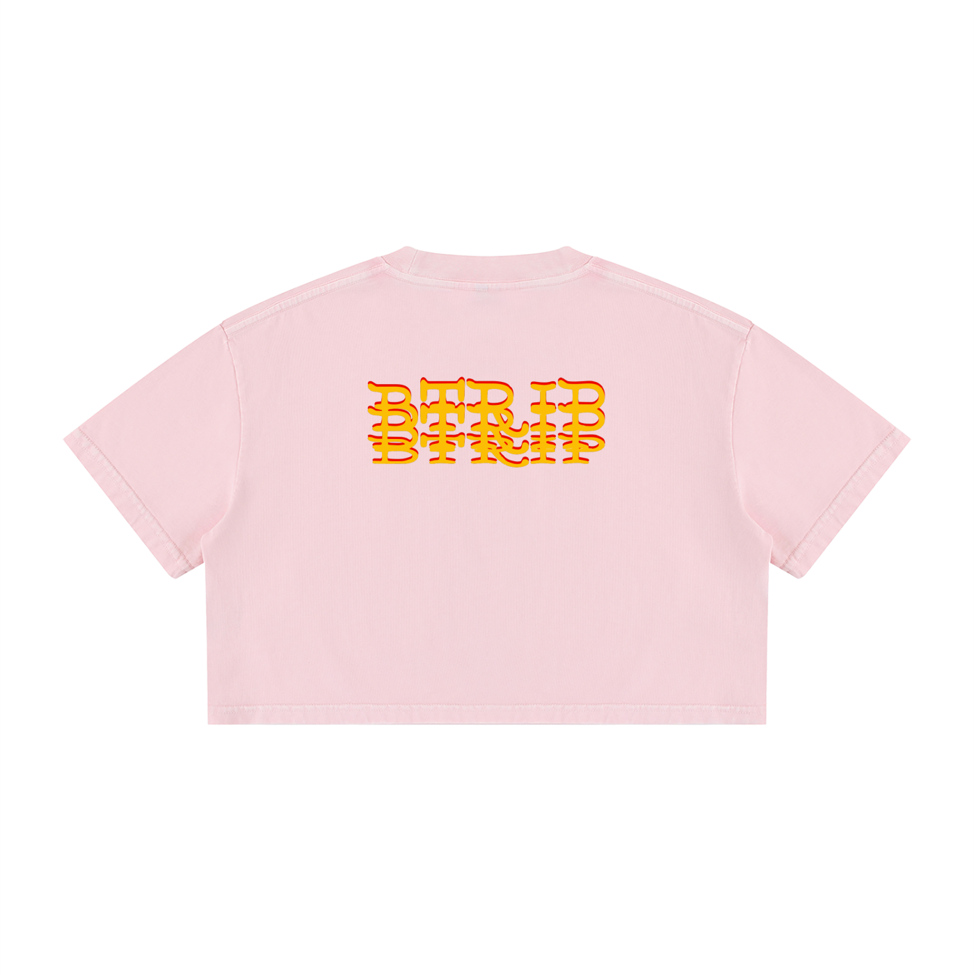 BEACH MELV - Mineral Wash Crop Isla Shirt