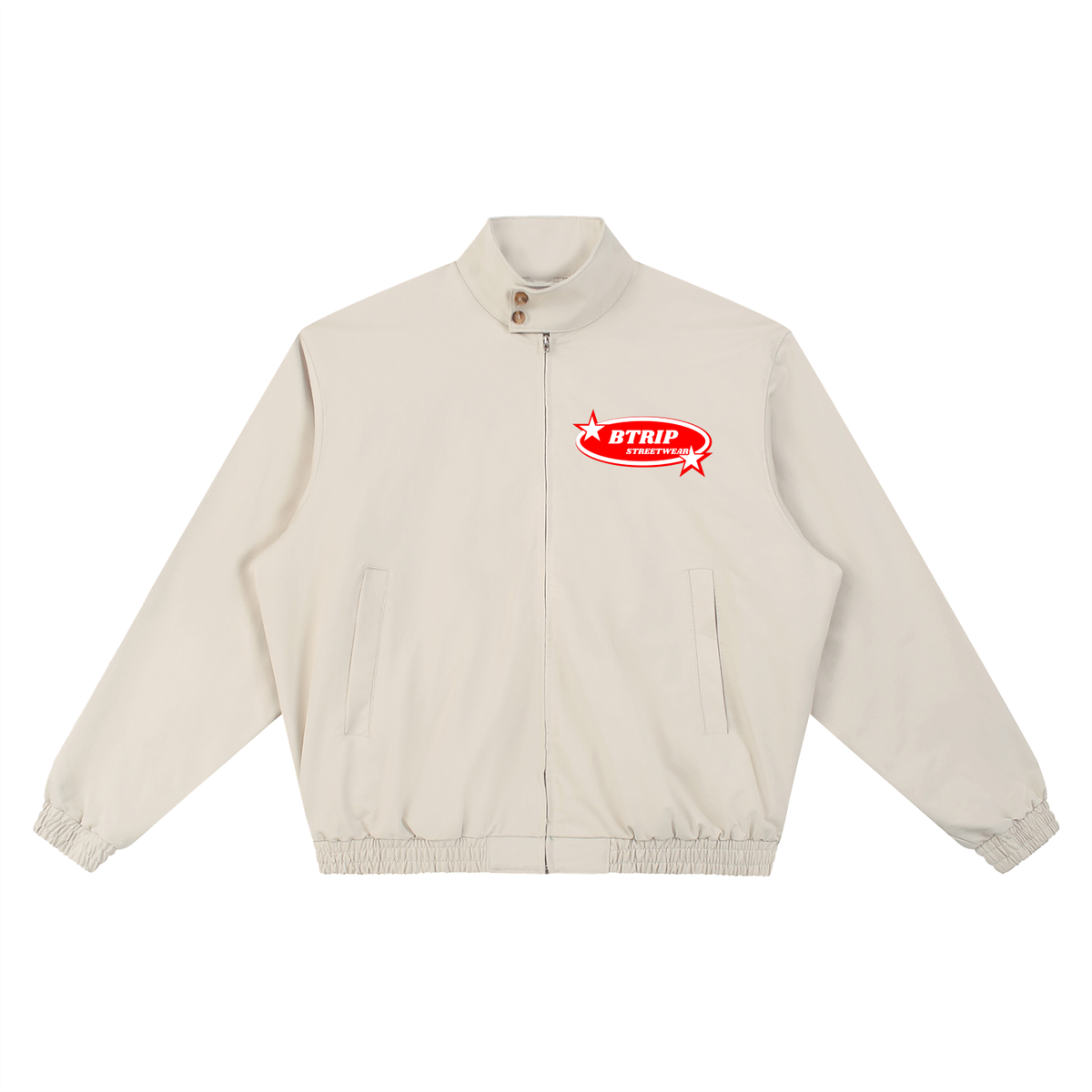 BTRIP STREETWEAR | Unisex Stand Collar Bomber Jacket