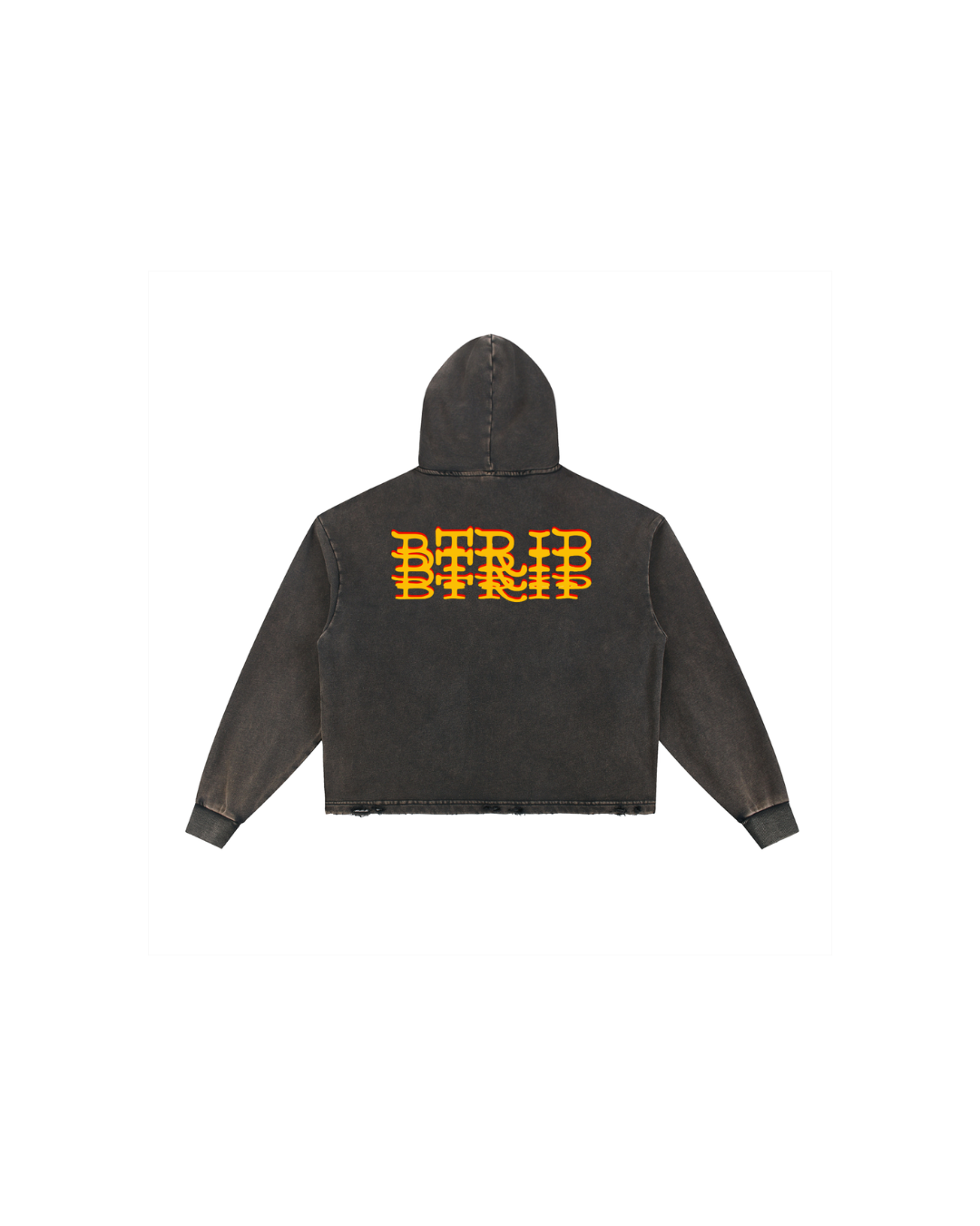 RGD Vintage Washed Hoodie — Frayed Hem