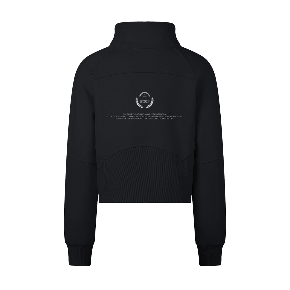 C&A | Women's Cropped Half-Zip Sweatshirt