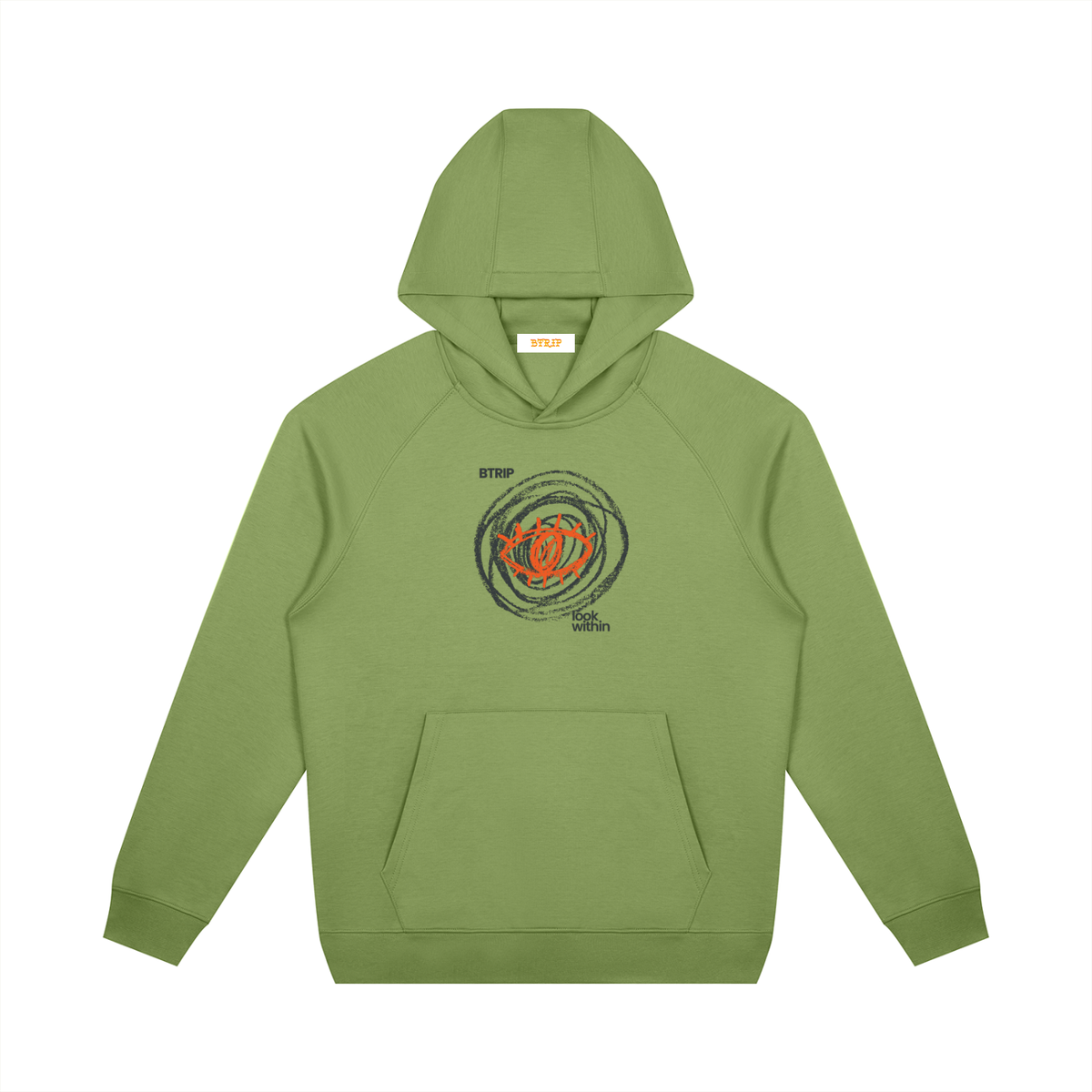 Unisex Oversized Raglan Pullover Hoodie