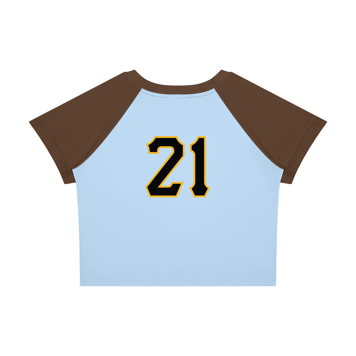 PIRVTES - Women’s Raglan Color Block Baby T-Shirt