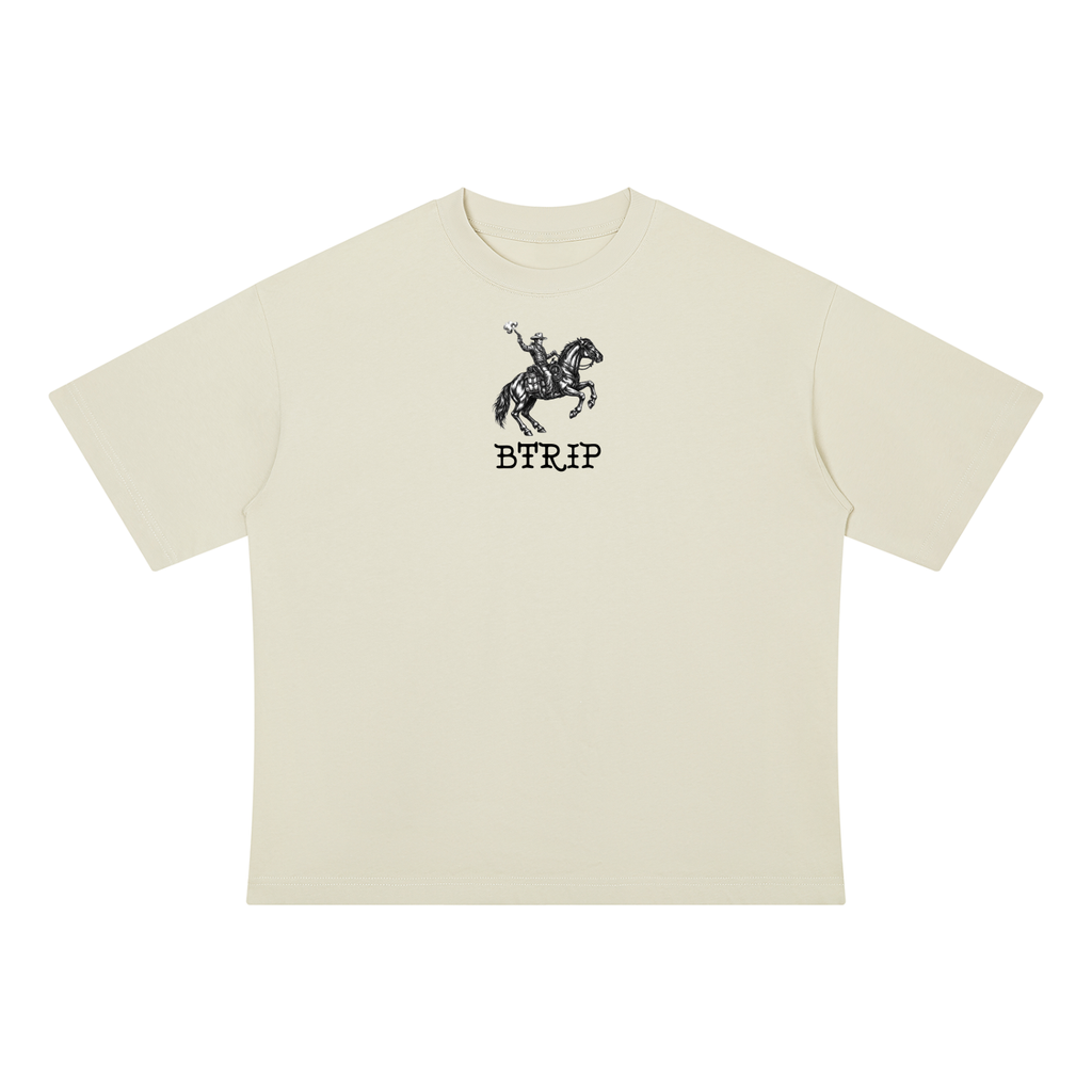 MAN DOWN | Unisex Drop Shoulder Cotton T-Shirt