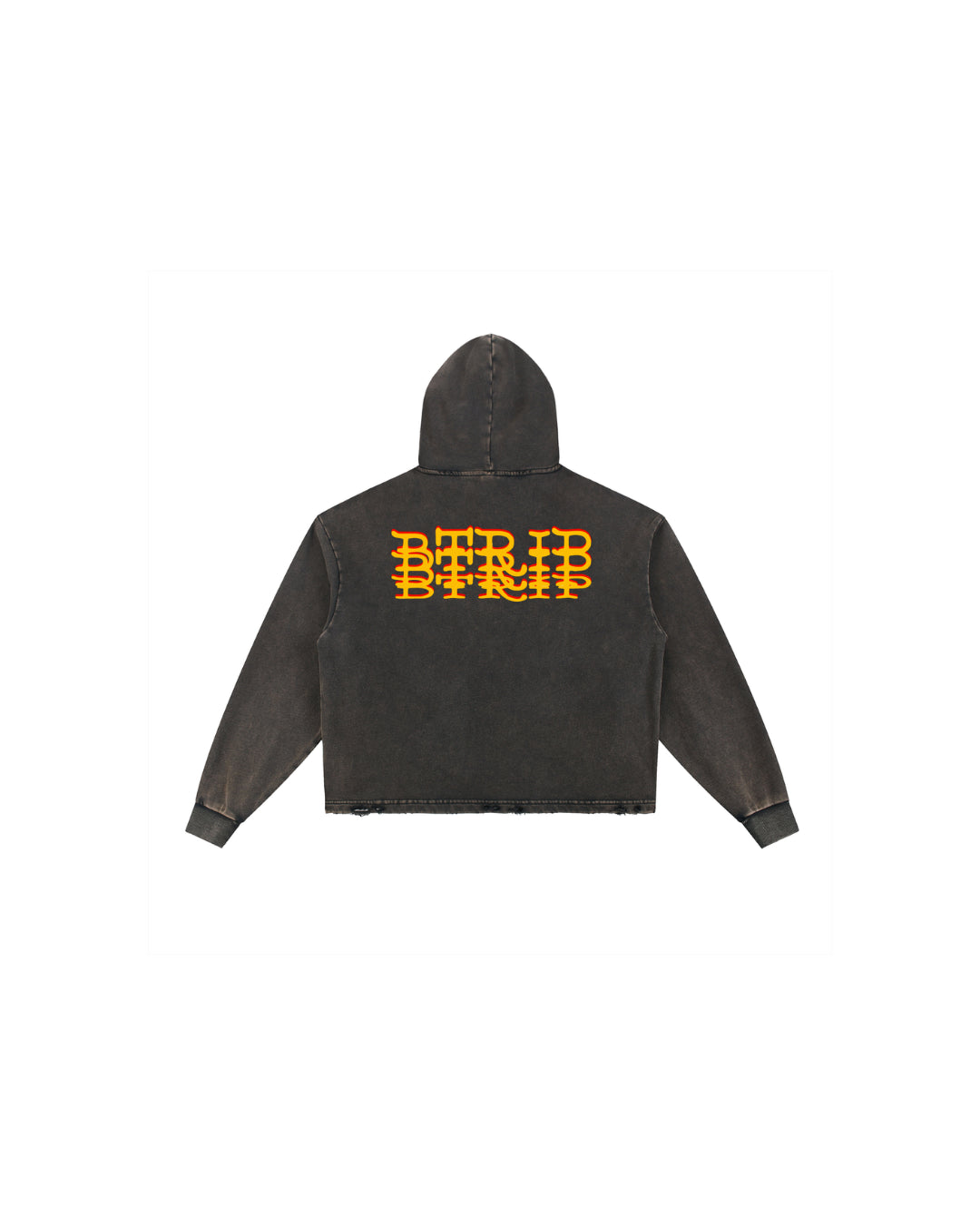 RGD Vintage Washed Hoodie — Frayed Hem