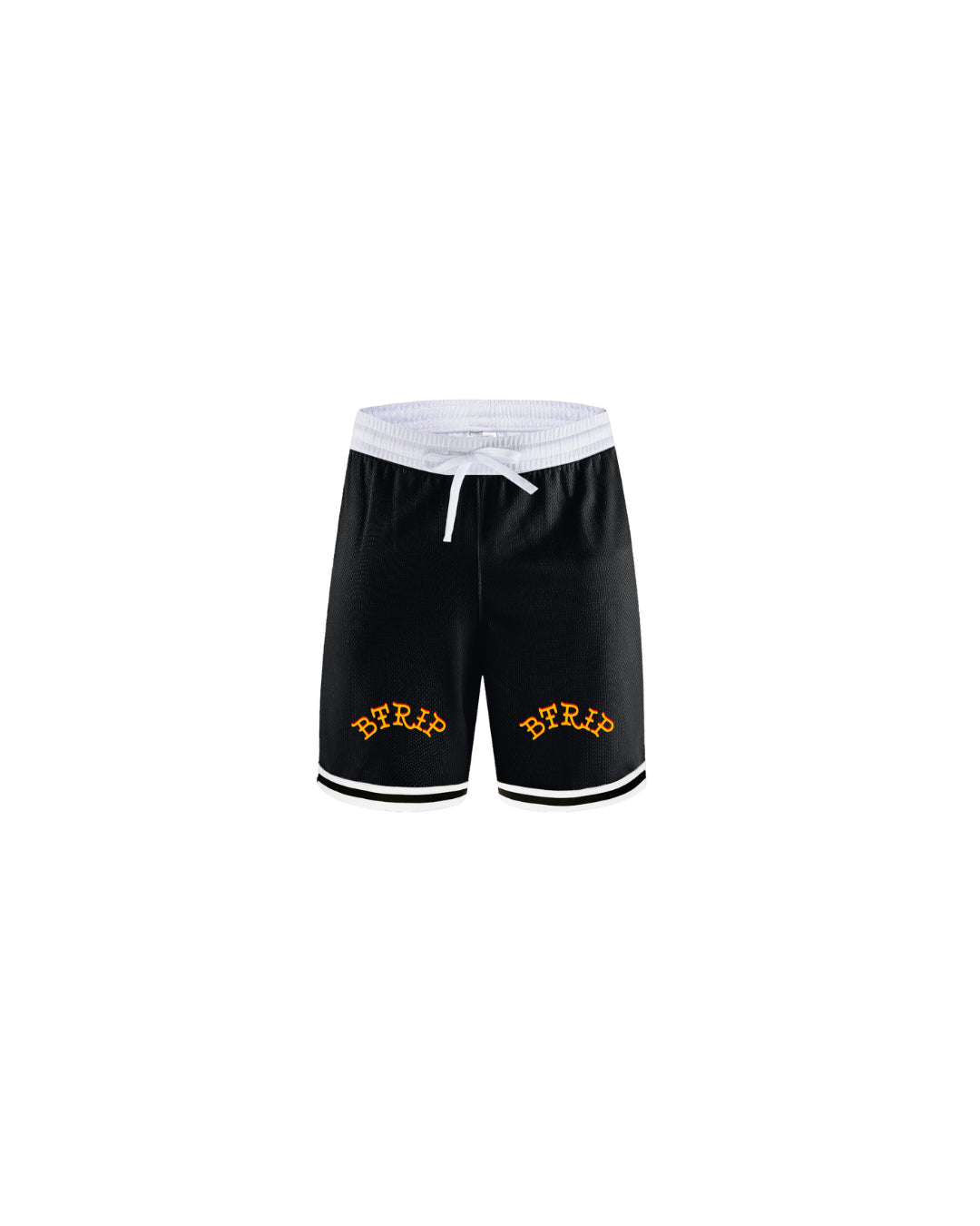ISSVNTIVL Basketball Shorts — Stripe Trim
