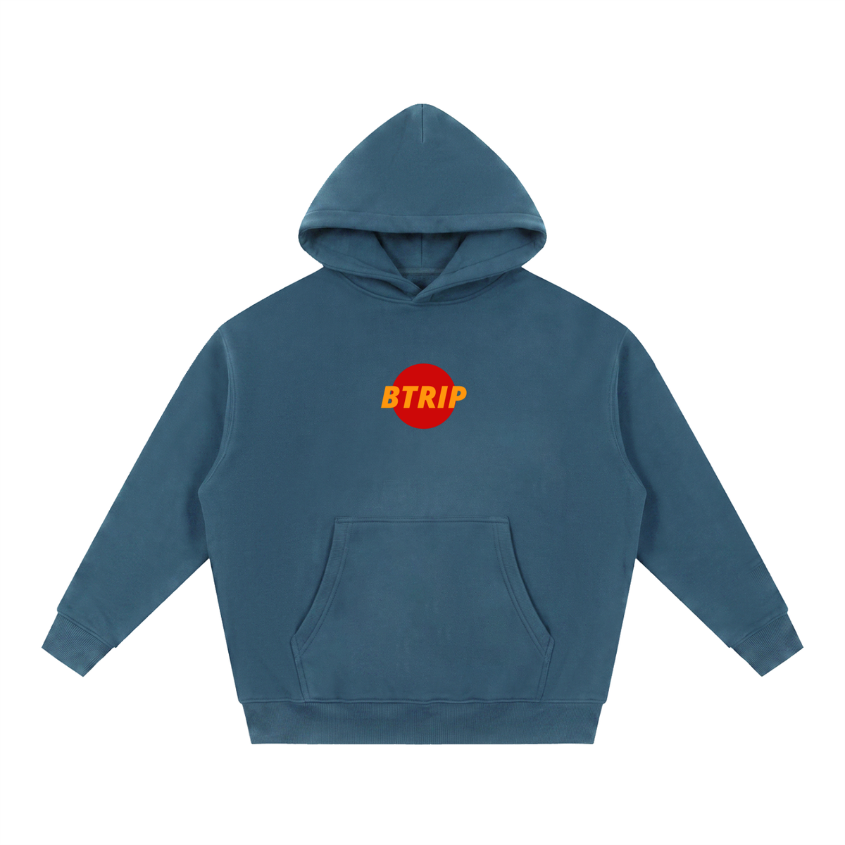 UNBREVKVBLE RED | The Essential Oversized Boxy Fleece Hoodie