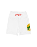 BTRIP Flow Yoga Shorts — White