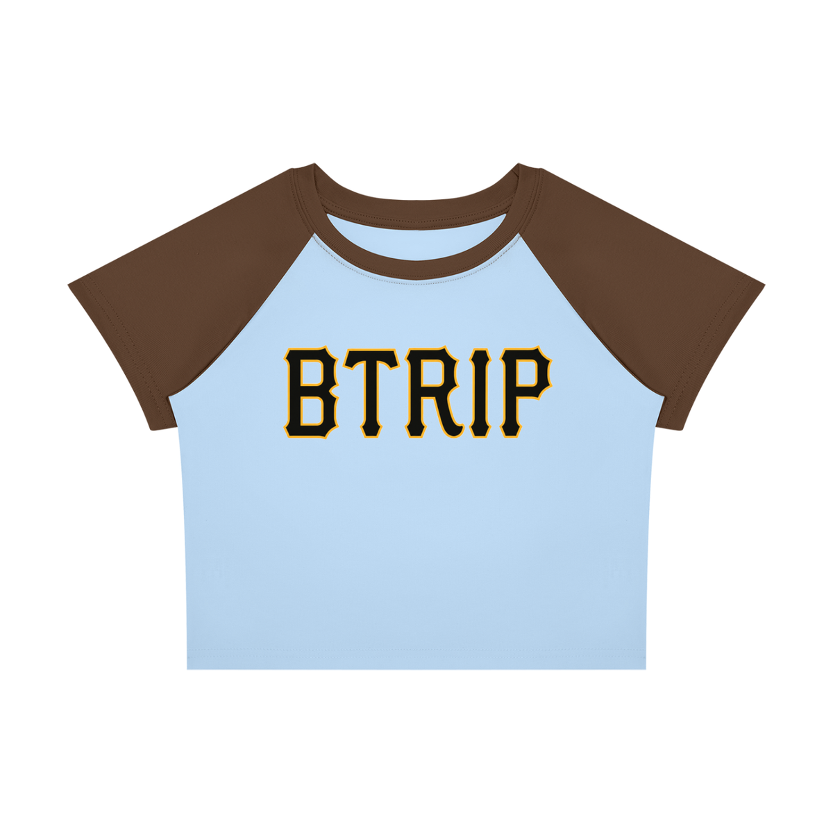 PIRVTES - Women’s Raglan Color Block Baby T-Shirt