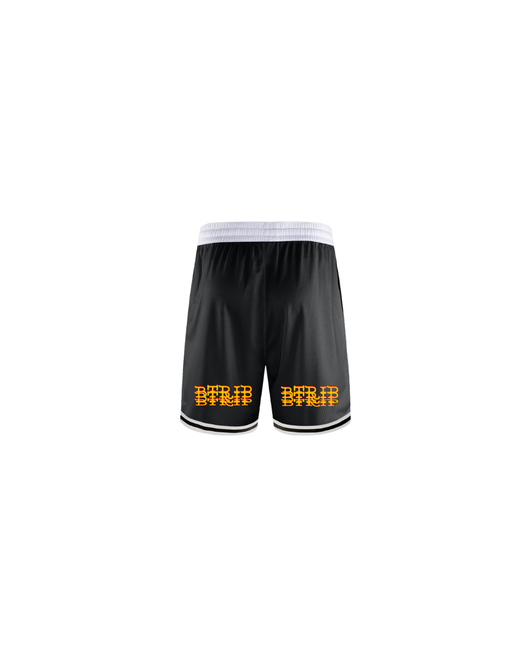 ISSVNTIVL Basketball Shorts — Stripe Trim