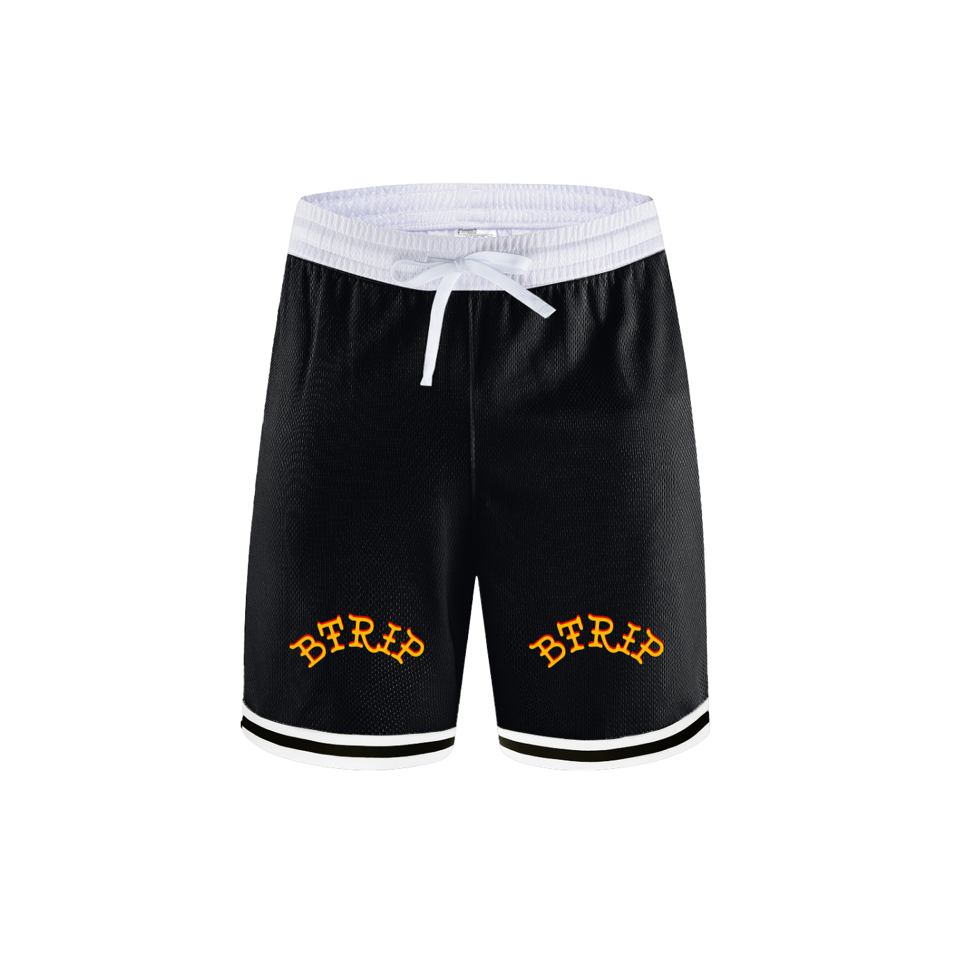 ISSVNTIVL - Classic Stripe Trim Basketball Shorts