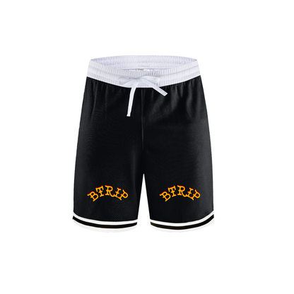 ISSVNTIVL - Classic Stripe Trim Basketball Shorts