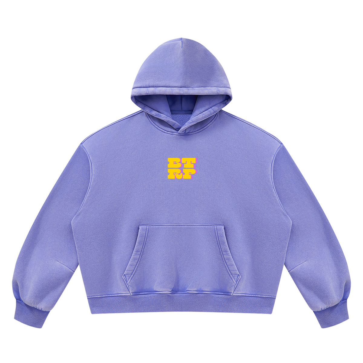 UNBREVKVBLE BTRP - Unisex Vintage Wash Boxy Fleece Hoodie