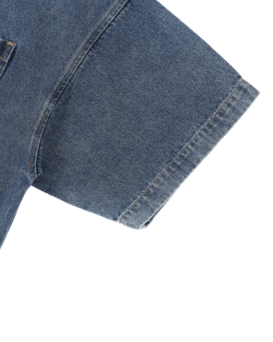 RAD | Vintage Wash Quarter-Zip Denim Shirt
